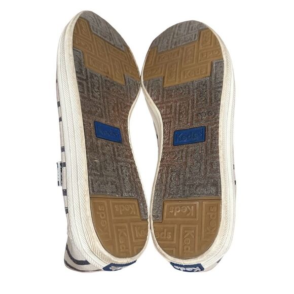 Keds blue and white striped canvas slip on Women’s size 7 - Picture 5 of 7